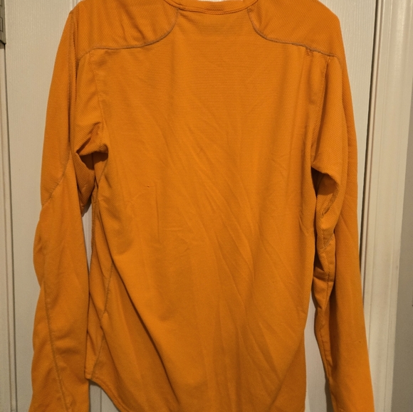 Men's Safety Orange Nike Dri-Fit Long Sleeve - Large - Picture 2 of 6